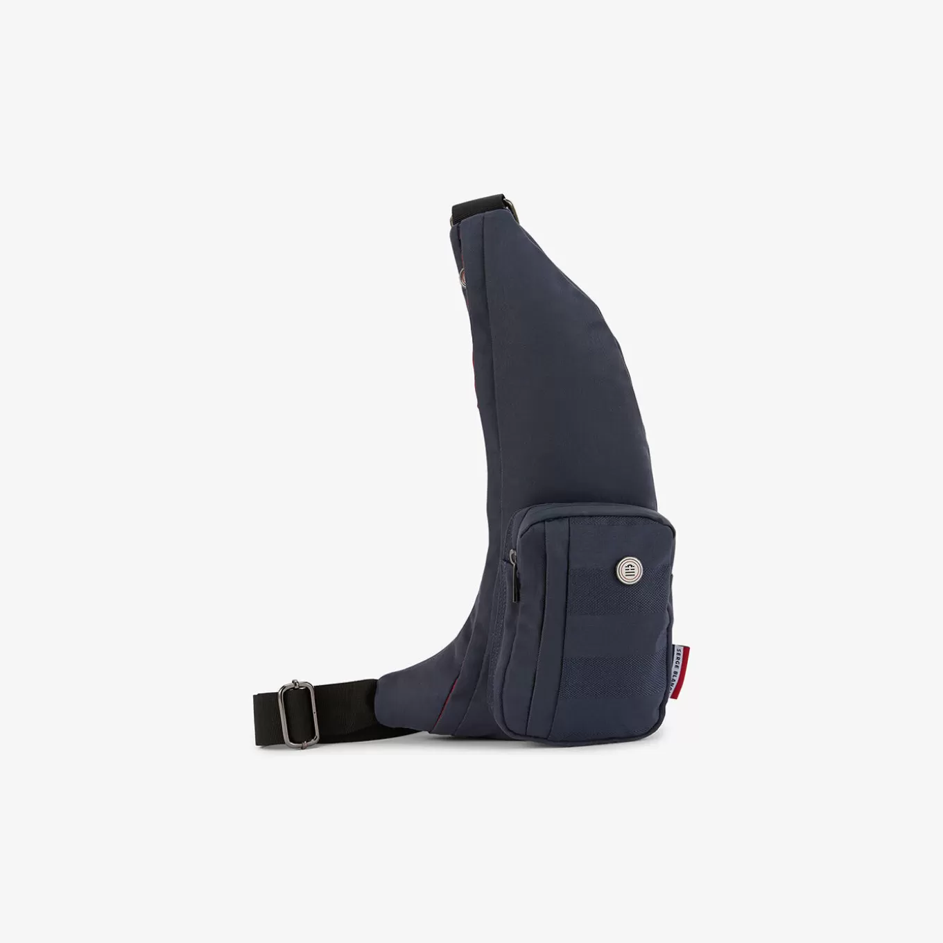 SERGE BLANCO® Bags^BASIK navy blue textile single strap bag