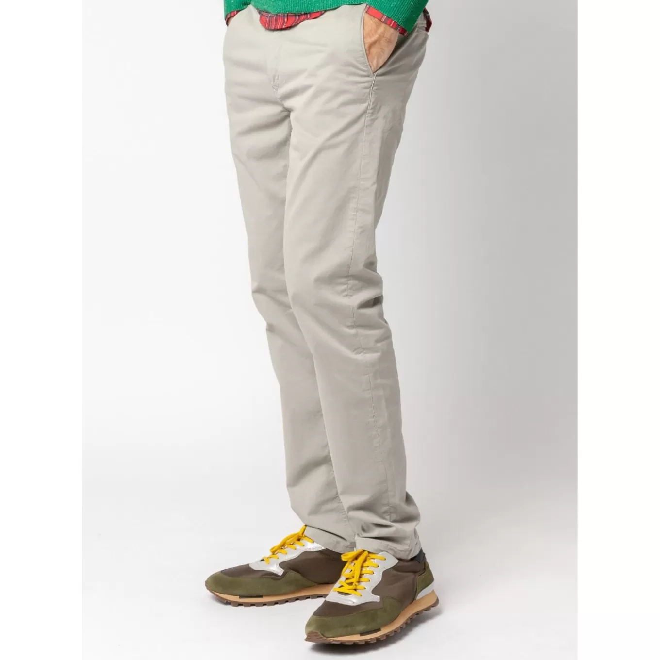 SERGE BLANCO® Pants^Chino 702 putty