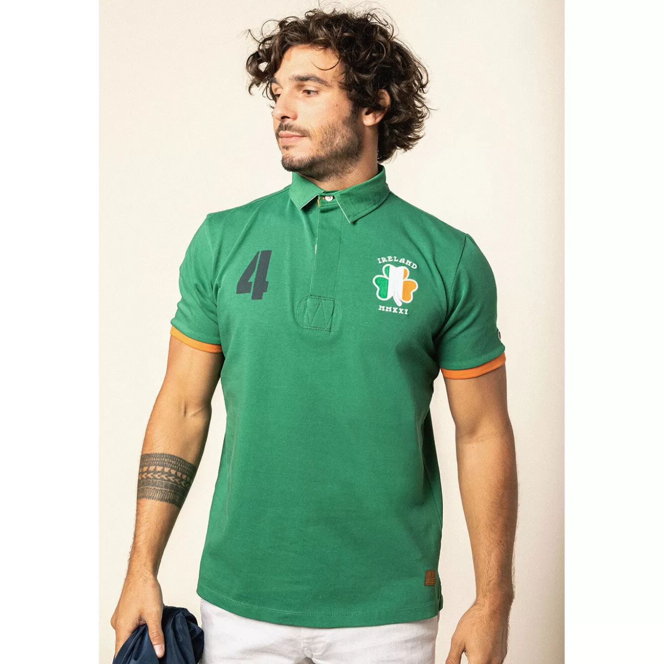 SERGE BLANCO® Polo Shirts^Ireland Rugby Nation Short Sleeve Polo Shirt