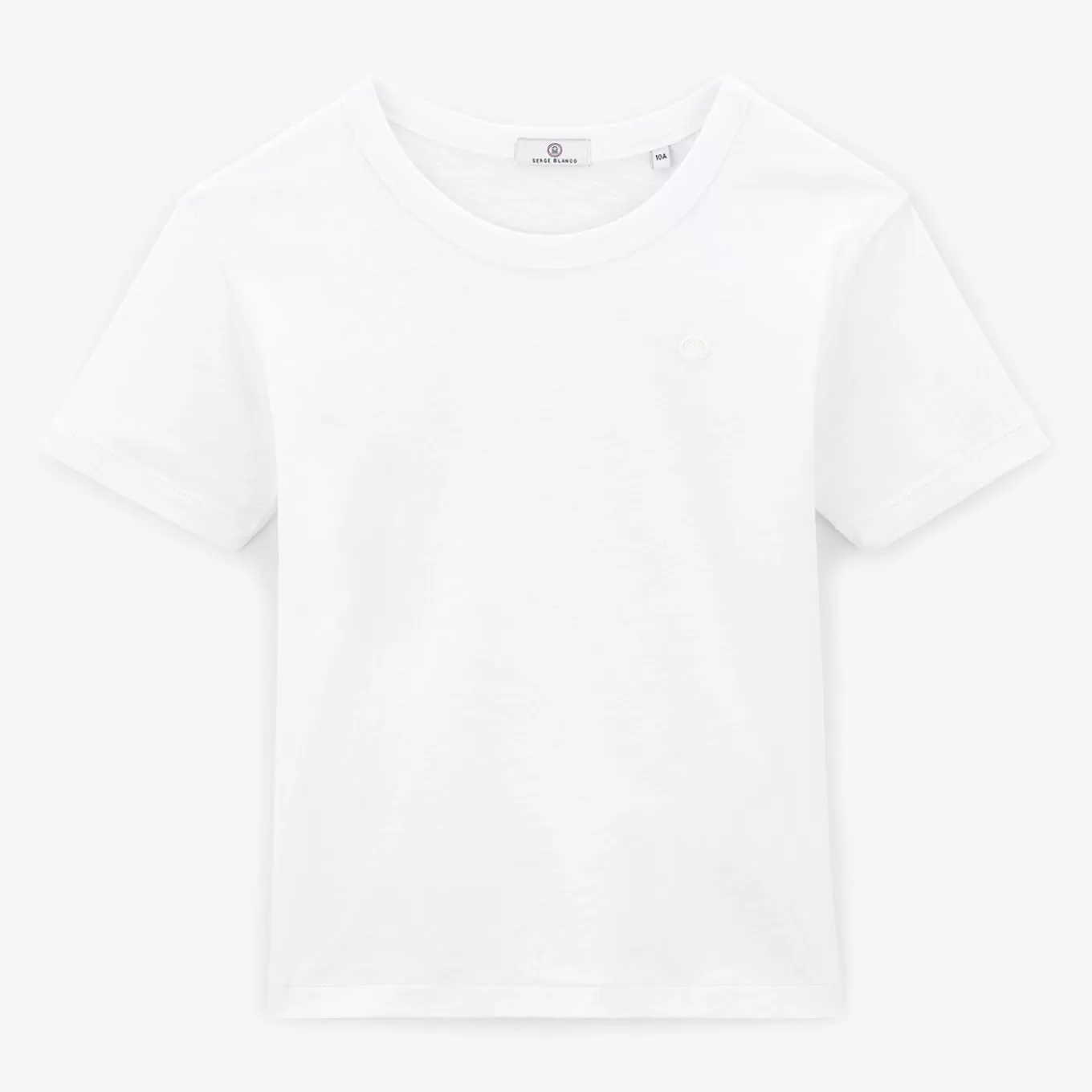 SERGE BLANCO® T-shirts^Junior white jersey t-shirt