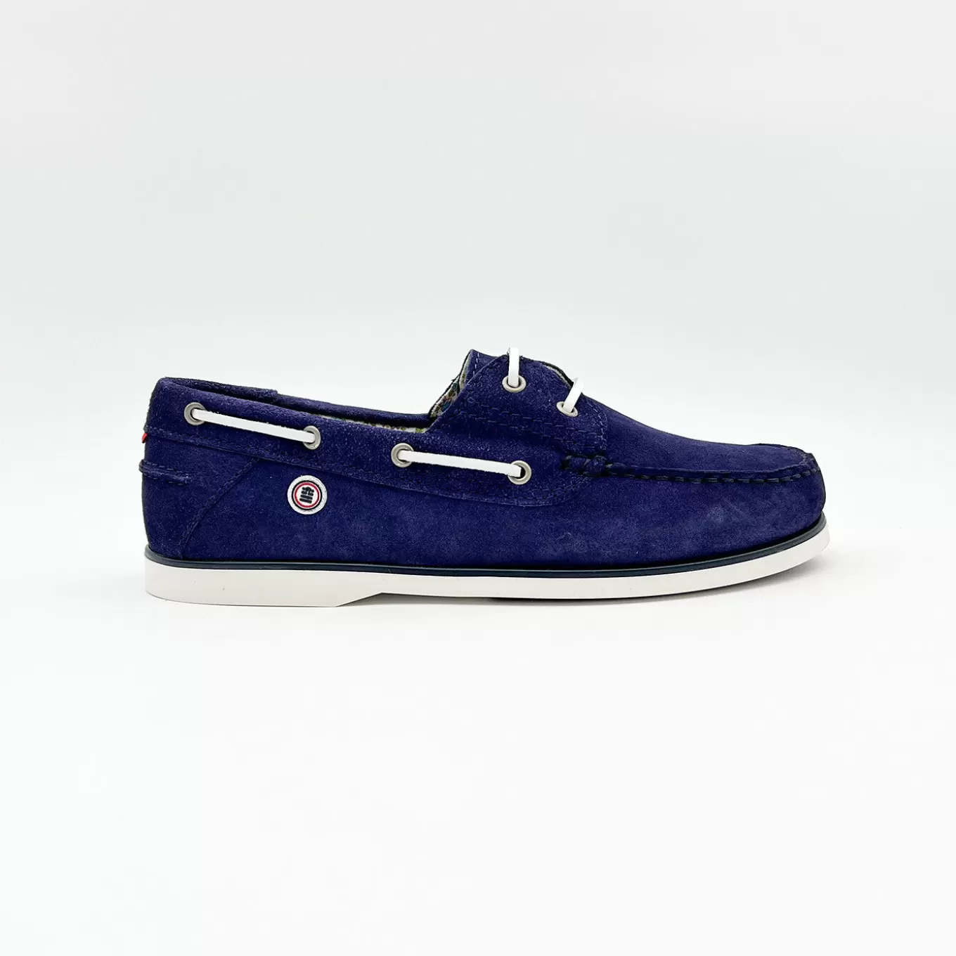SERGE BLANCO® Moccasins^Navy blue nubuck boat shoes