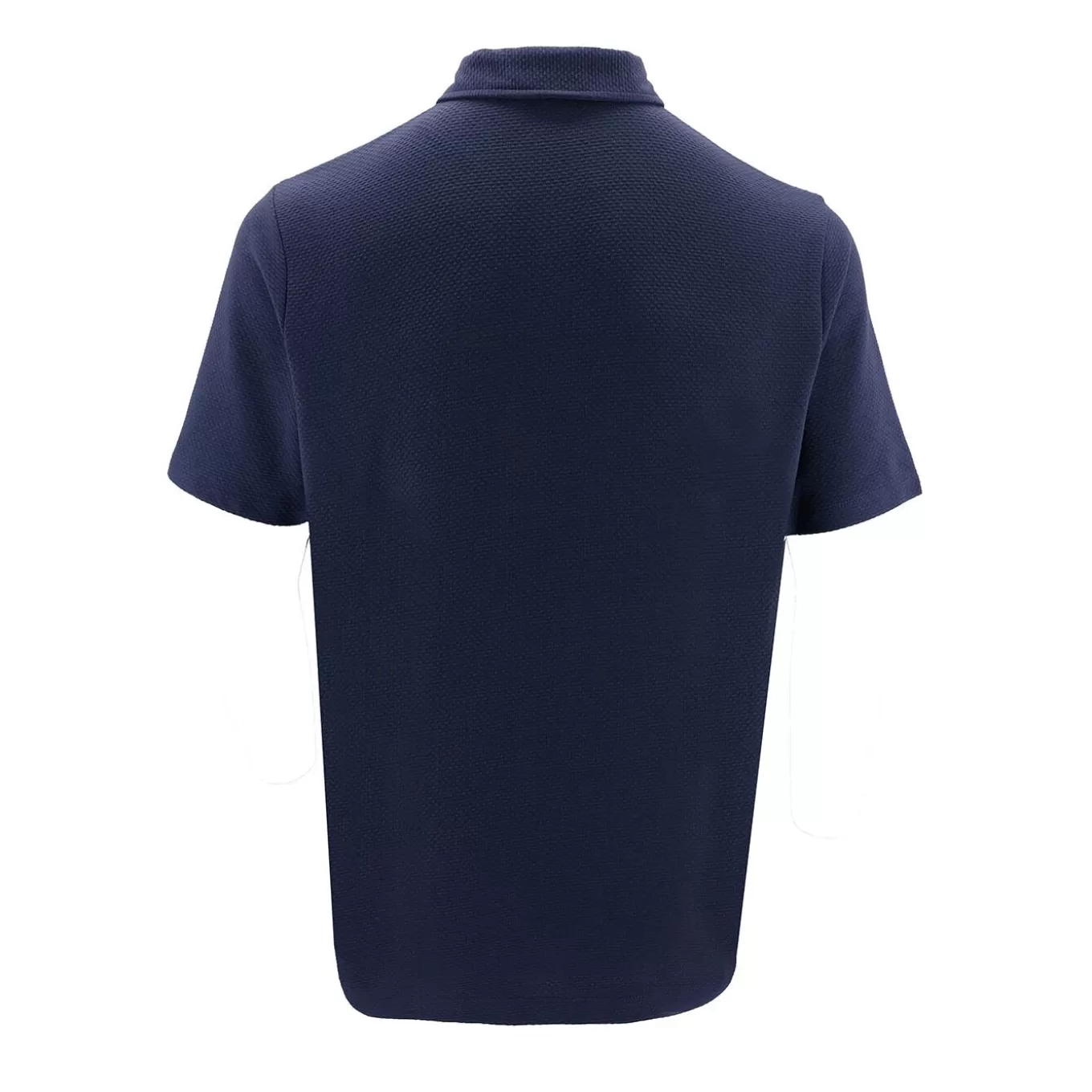 SERGE BLANCO® Polo Shirts^Navy blue waffle fabric polo shirt