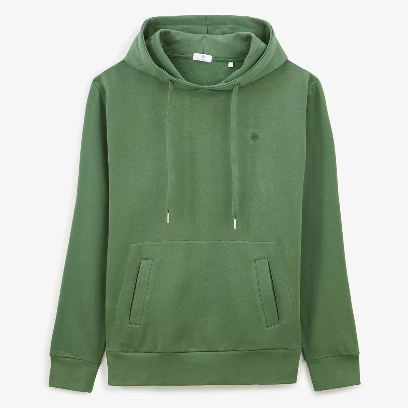 SERGE BLANCO® Sweatshirts^Green Brushed Fleece Hoodie