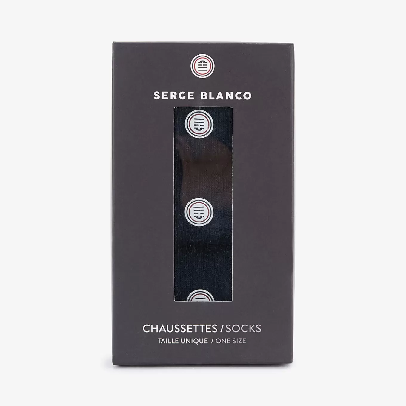 SERGE BLANCO® Underwear^Pack of 3 pairs of plain dark blue high socks