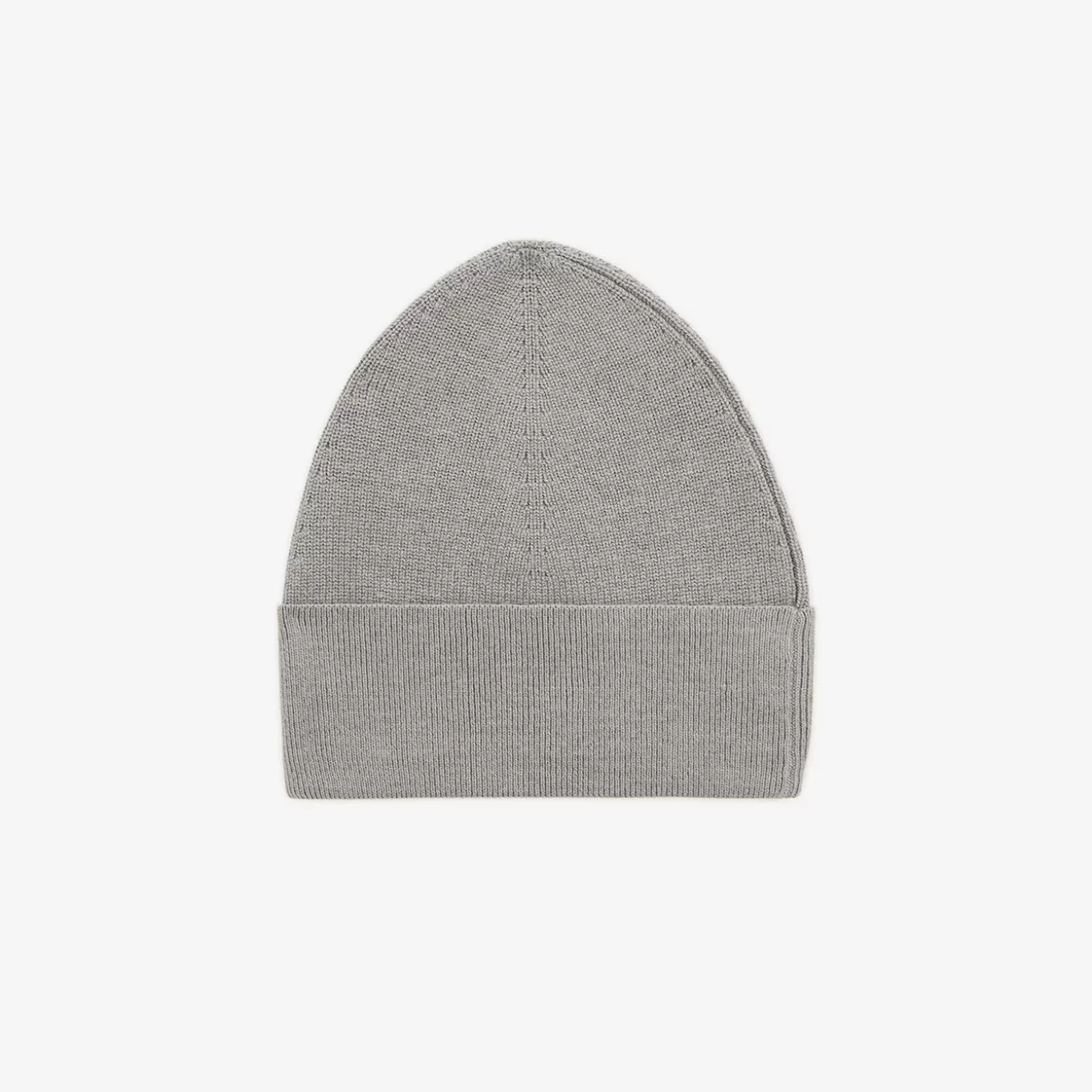 SERGE BLANCO® Hats^Plain steel gray cotton and wool beanie