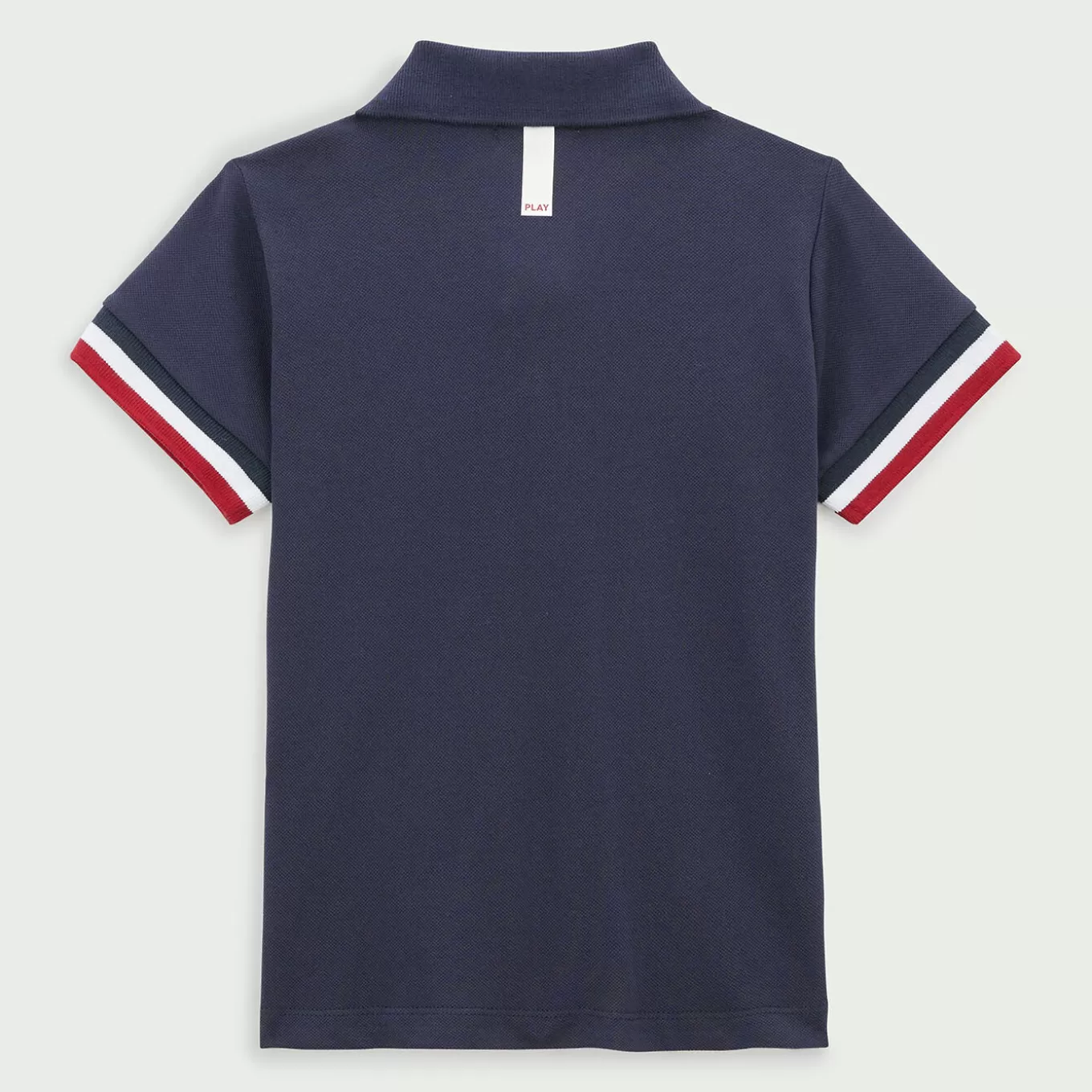 SERGE BLANCO® Clothes^PLAY Dark Blue Pique Knit Junior Polo Shirt