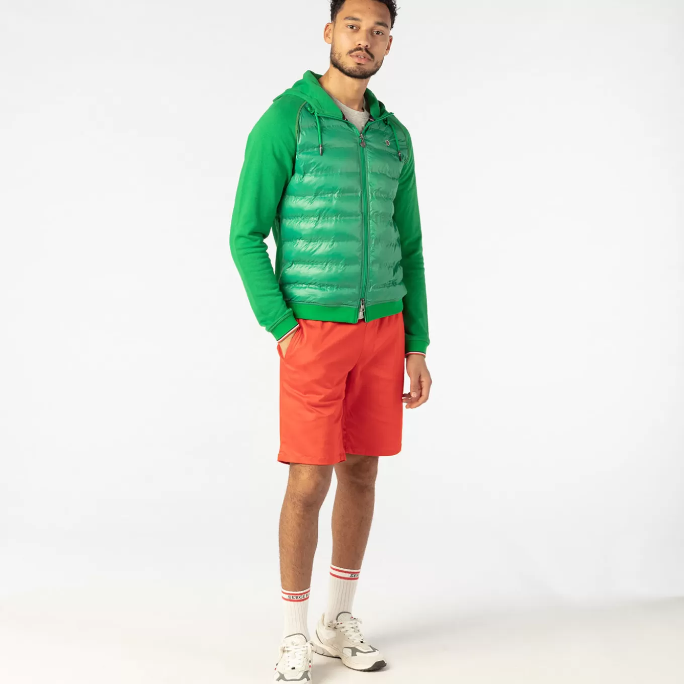 SERGE BLANCO® Coats And Jackets^PLAY grass green fleece down jacket