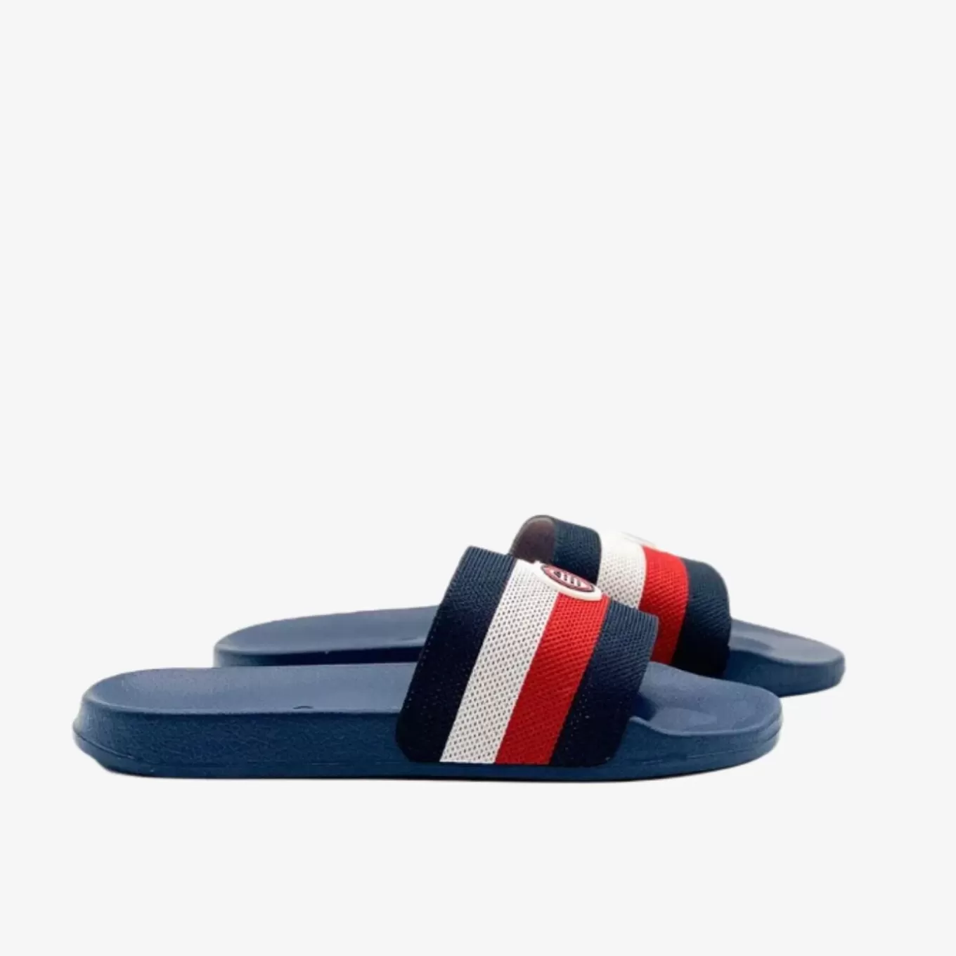 SERGE BLANCO® Sandals^POOL SLIDES tricolor stripe flip-flops