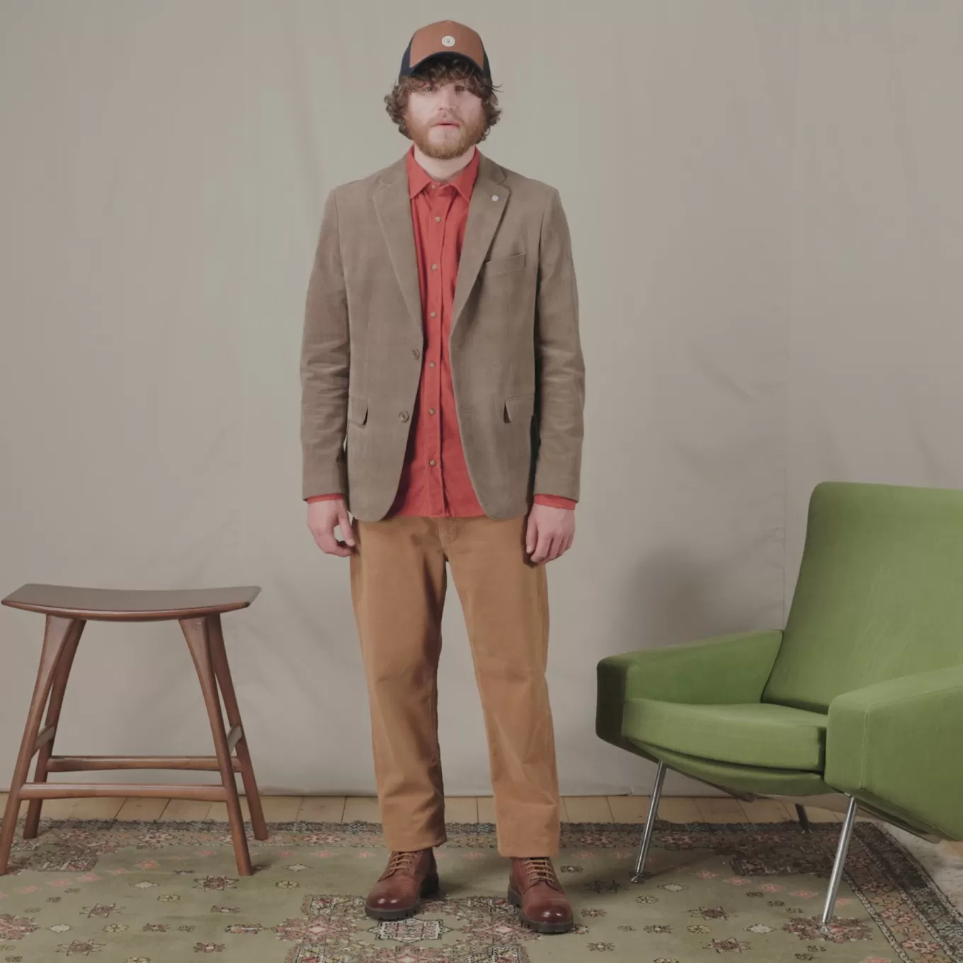 pumpkin_velvet_shirt_5.webp SERGE BLANCO® Shirts^Pumpkin velvet shirt