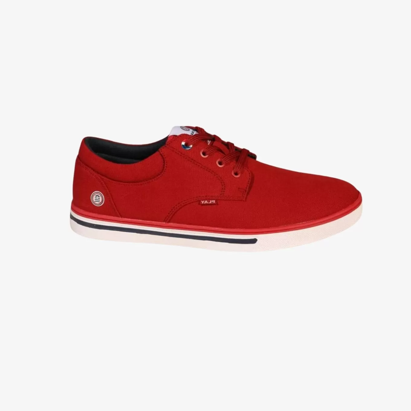 SERGE BLANCO® Sneakers^Red canvas tennis shoes