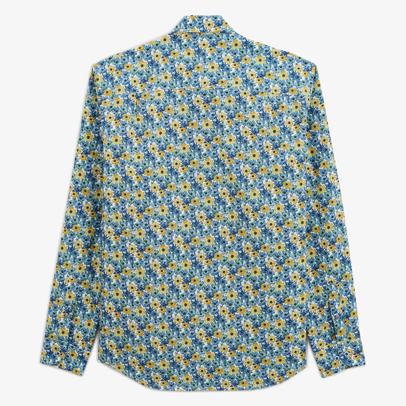 SERGE BLANCO® Shirts^Regular aviator shirt with cornflower print