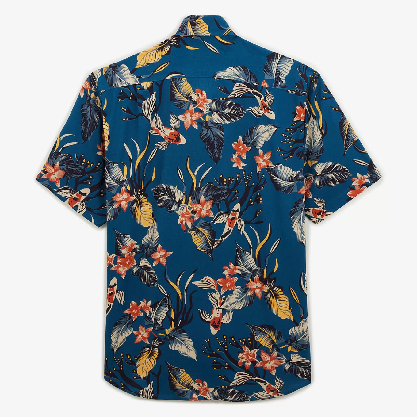 SERGE BLANCO® Shirts^Regular short-sleeved shirt in e with coral print