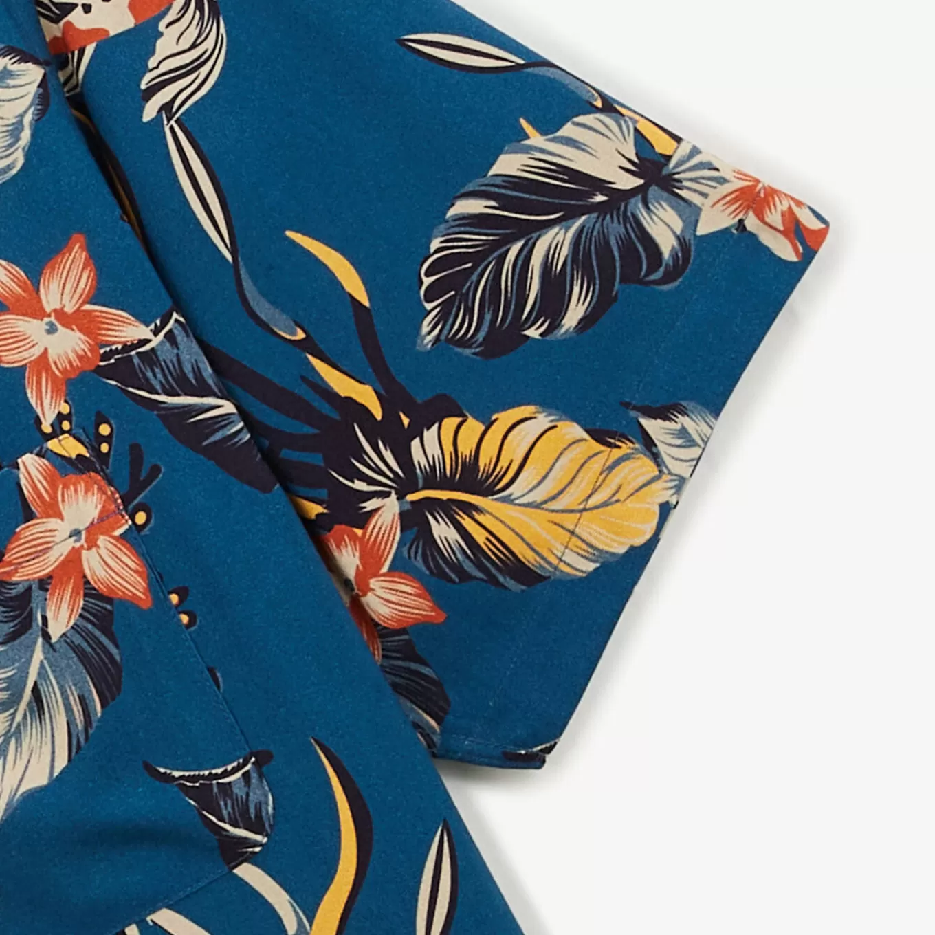 SERGE BLANCO® Shirts^Regular short-sleeved shirt in e with coral print