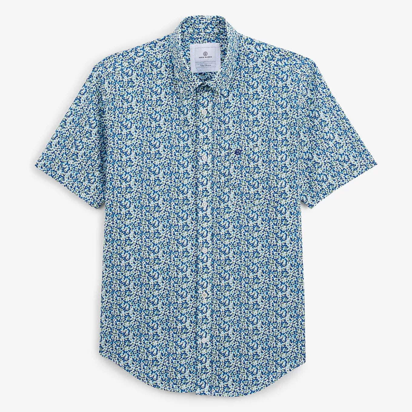 SERGE BLANCO® Shirts^Regular short-sleeved shirt in e with floral print