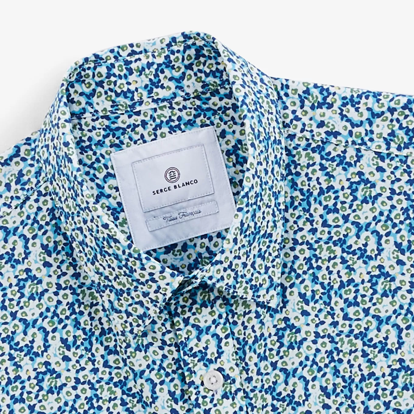 SERGE BLANCO® Shirts^Regular short-sleeved shirt in e with floral print