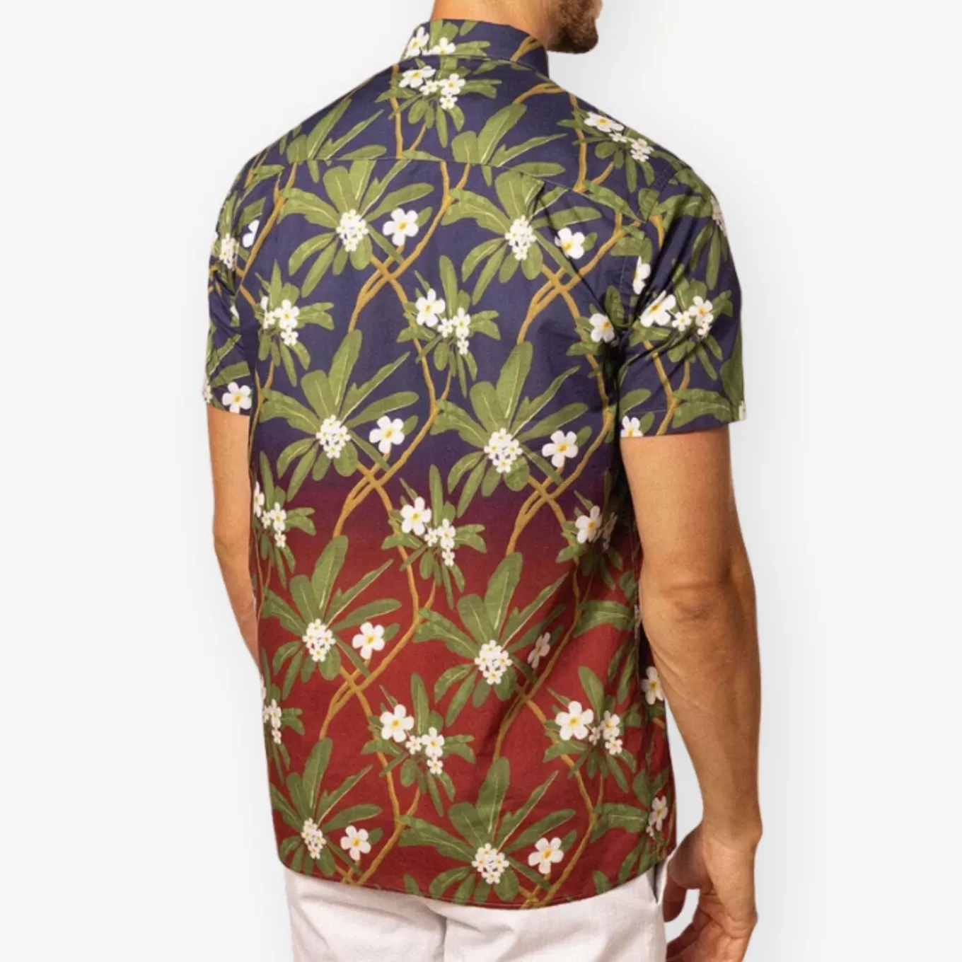 SERGE BLANCO® Shirts^Short Sleeve Shirt With Floral And Gradient Print