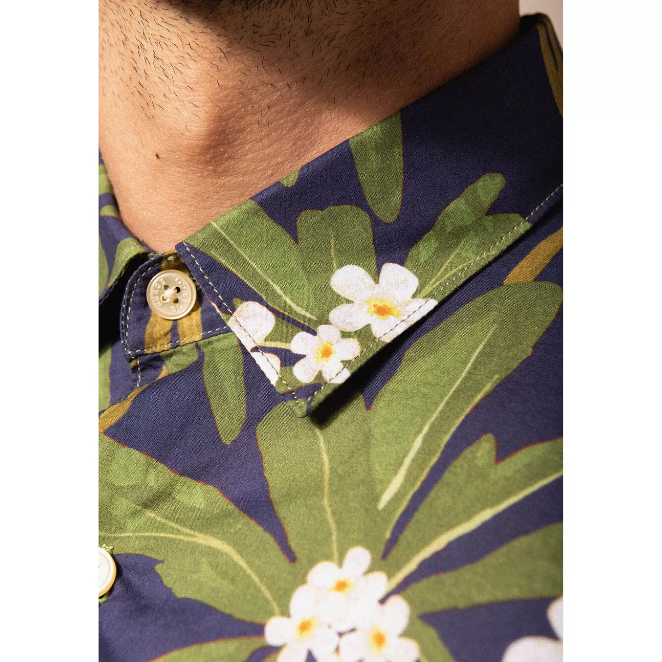 SERGE BLANCO® Shirts^Short Sleeve Shirt With Floral And Gradient Print