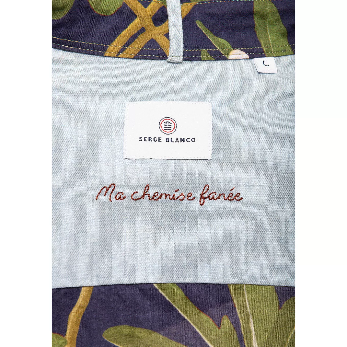 SERGE BLANCO® Shirts^Short Sleeve Shirt With Floral And Gradient Print