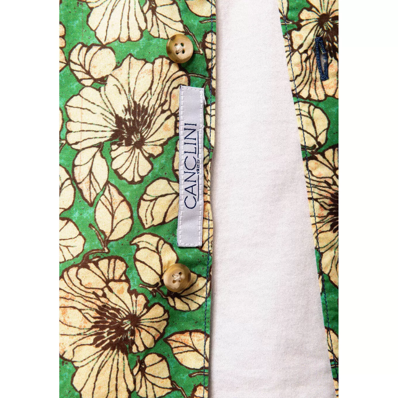 SERGE BLANCO® Shirts^Short Sleeve Shirt With Floral Print Fancy Fabric
