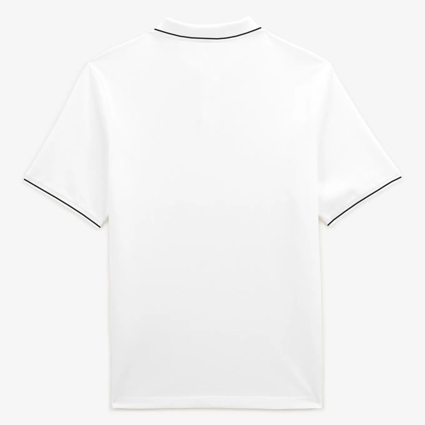 SERGE BLANCO® Polo Shirts^White pique knit polo shirt with piping