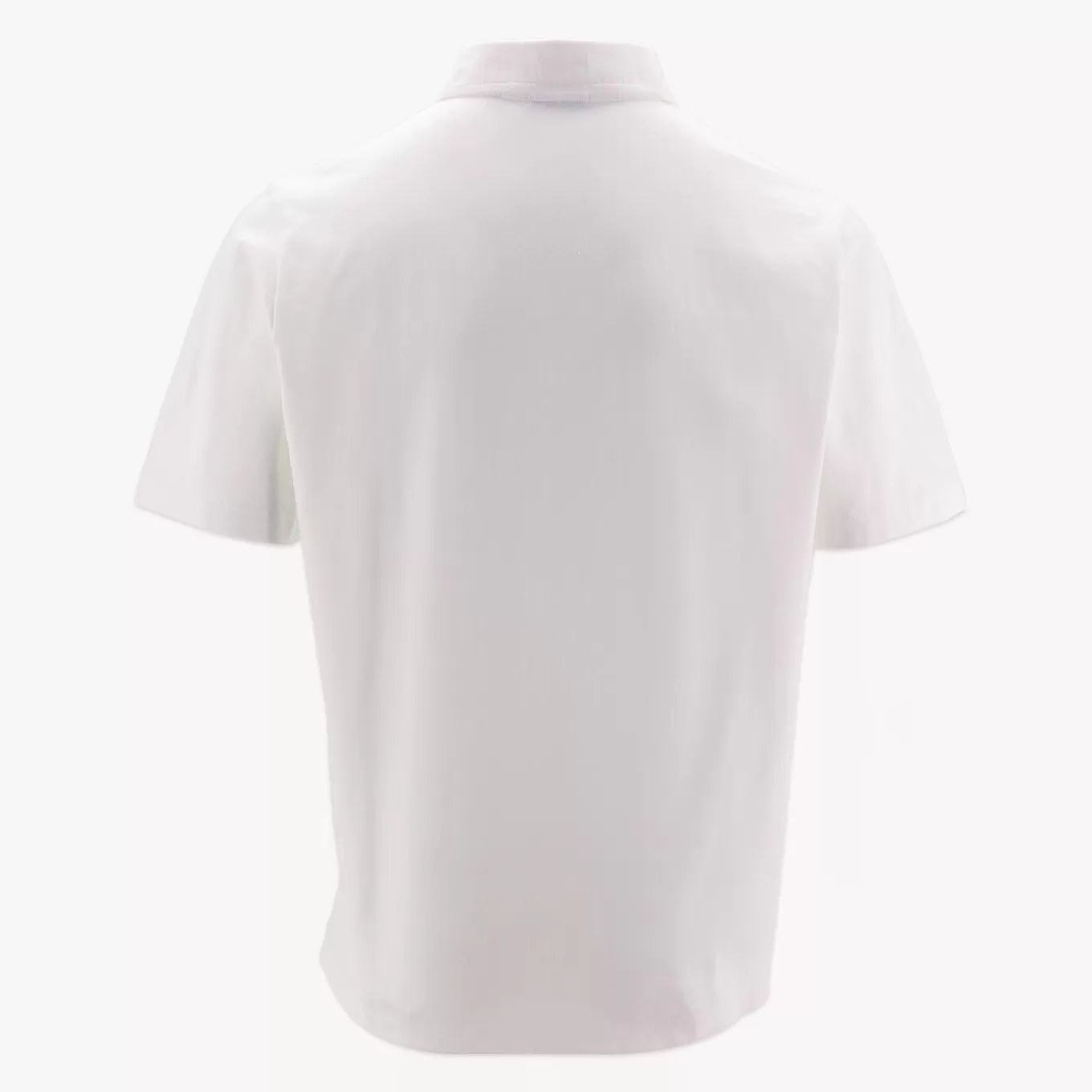 SERGE BLANCO® Polo Shirts^White polo shirt with chest badge