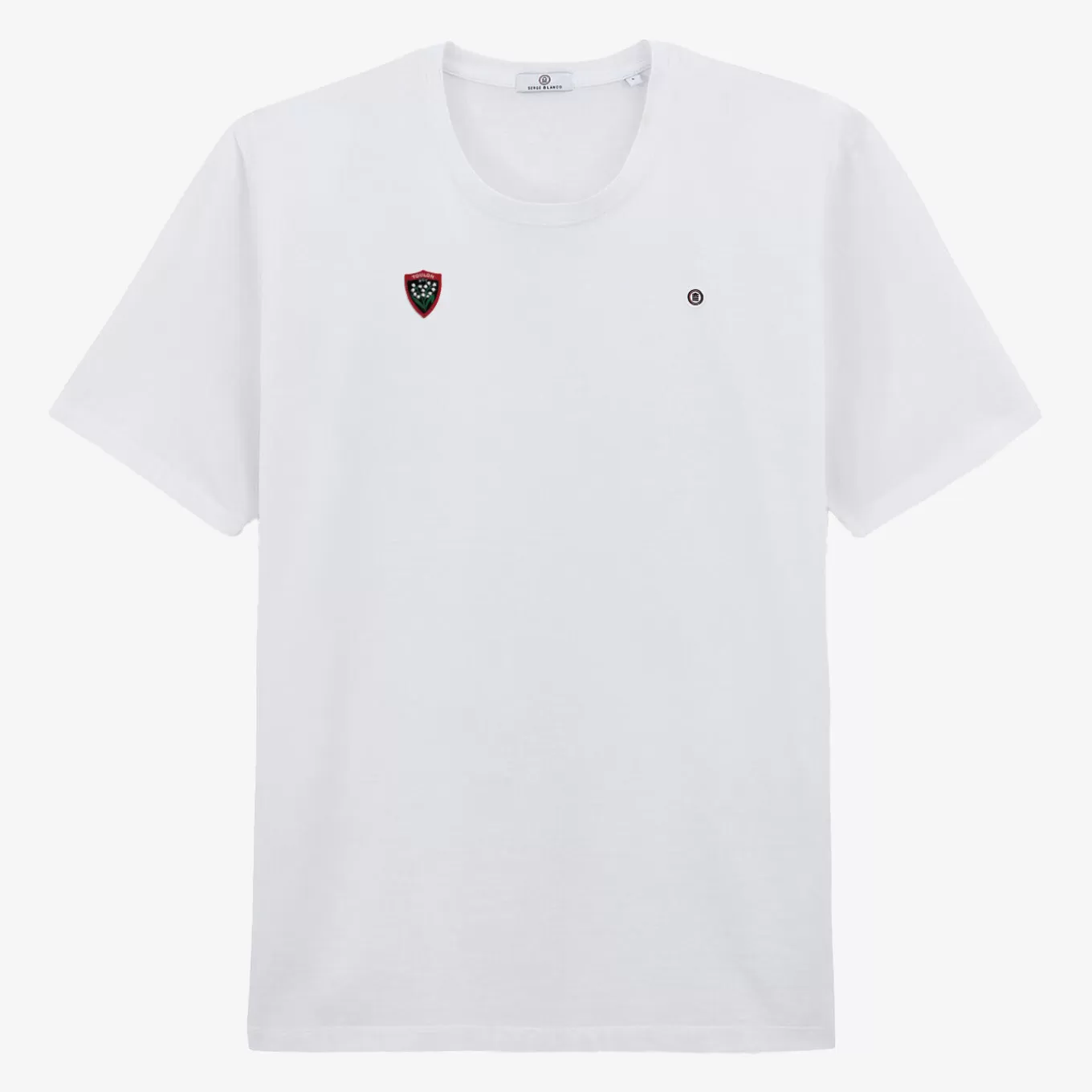 SERGE BLANCO® T-shirts^White Rugby Club Toulonnais T-shirt